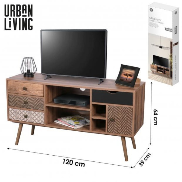 Mueble TV 4 tiradores Baobab