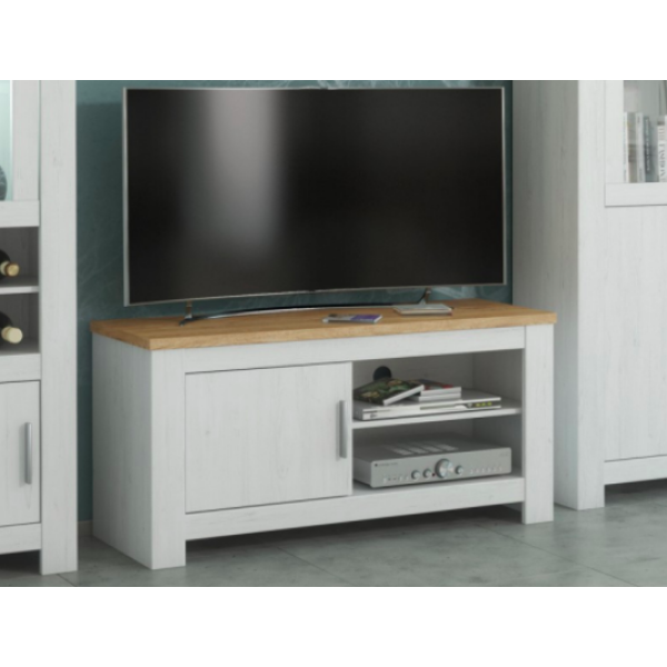 Mueble bajo TV Roncal 1 puerta Anderson/Roble