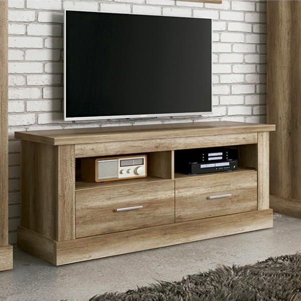 Mueble bajo TV Chellén 2 cajones Cañón