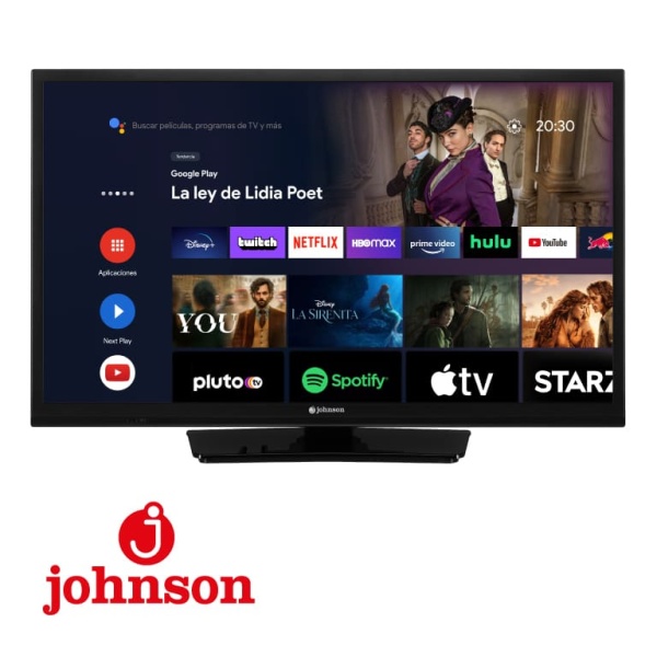 TV HD Smart 24′ Negra JOHNSON