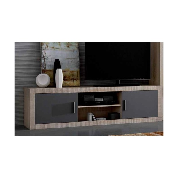 Mueble Bajo TV Lara 180cm Cambrian/Grafito