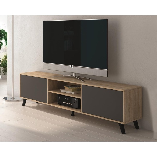 Mueble bajo TV Soto Cambrian/Grafito