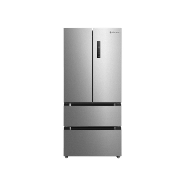 Frigorífico francés 190cm 2 puertas 2 cajones E Inox