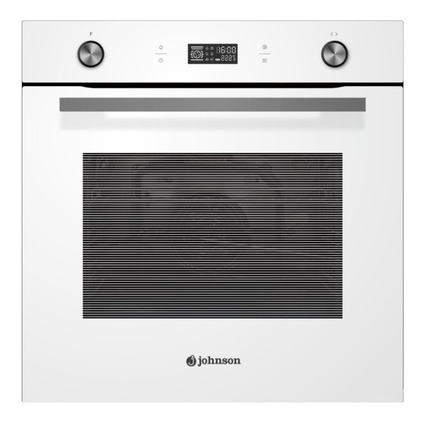 Horno 8 funciones cristal blanco JOHNSON