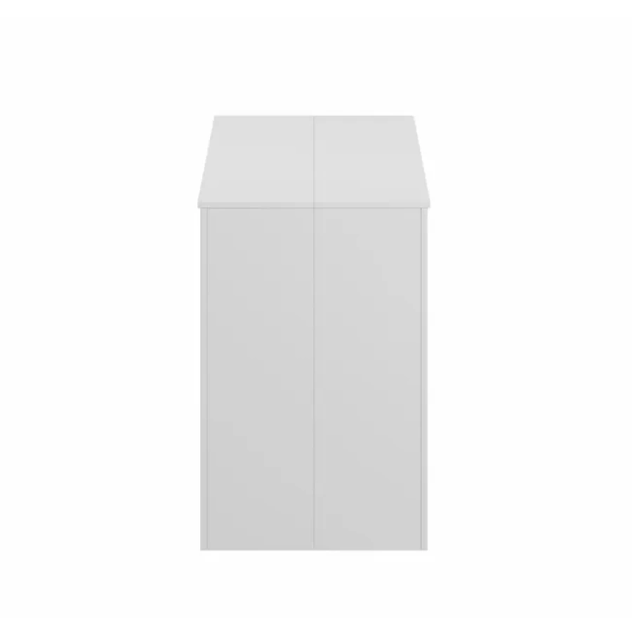 Mesa de comedor extensible Blanco brillo - Imagen 5