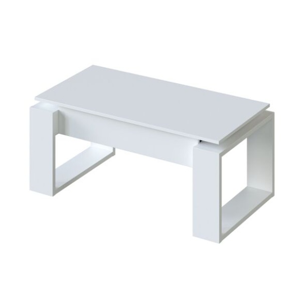 Mesa de centro elevable Baltik Blanco ártico