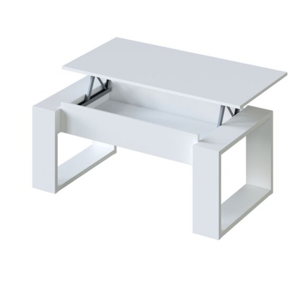 Mesa de centro elevable Baltik Blanco ártico