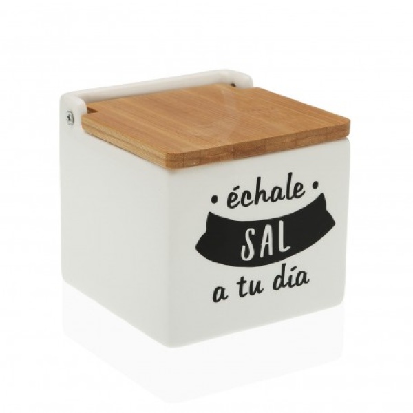 Salero tapa bambú Échale sal