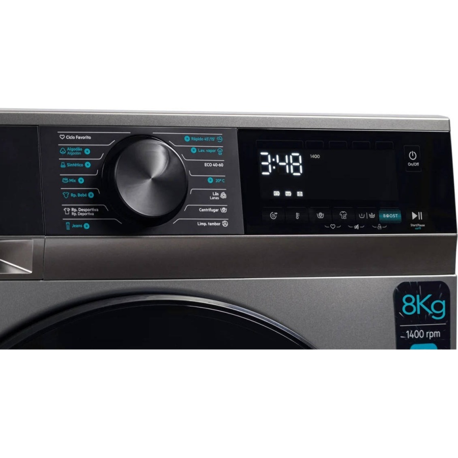 Lavadora 8kg Inox BECKEN - Imagen 3