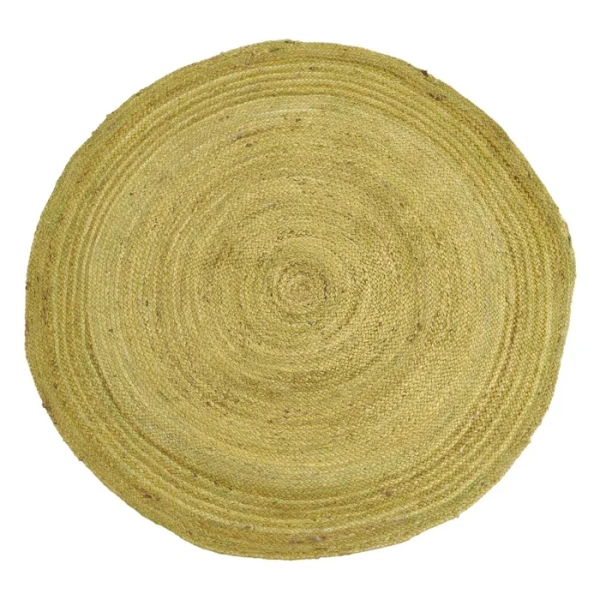 Alfombra yute Verde 120cm