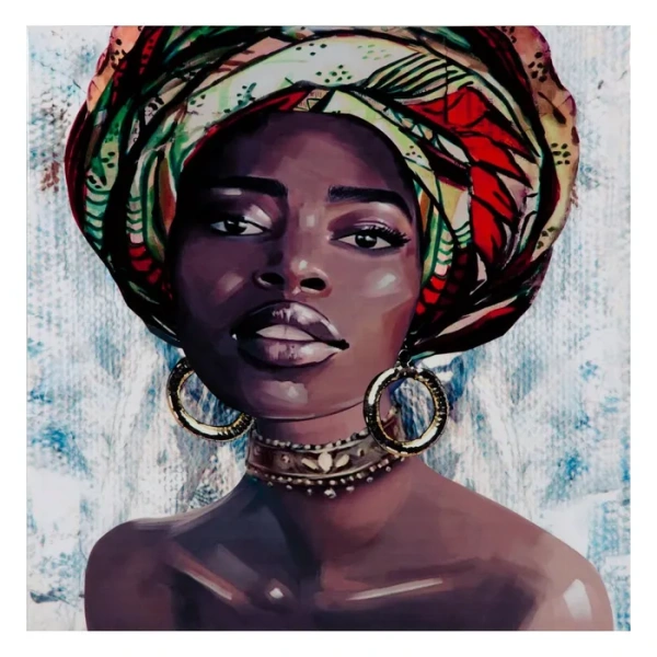 Cuadro impresión Africana lienzo colores