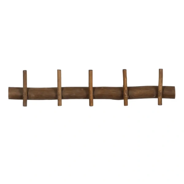 Percha natural madera de abeto decorativa