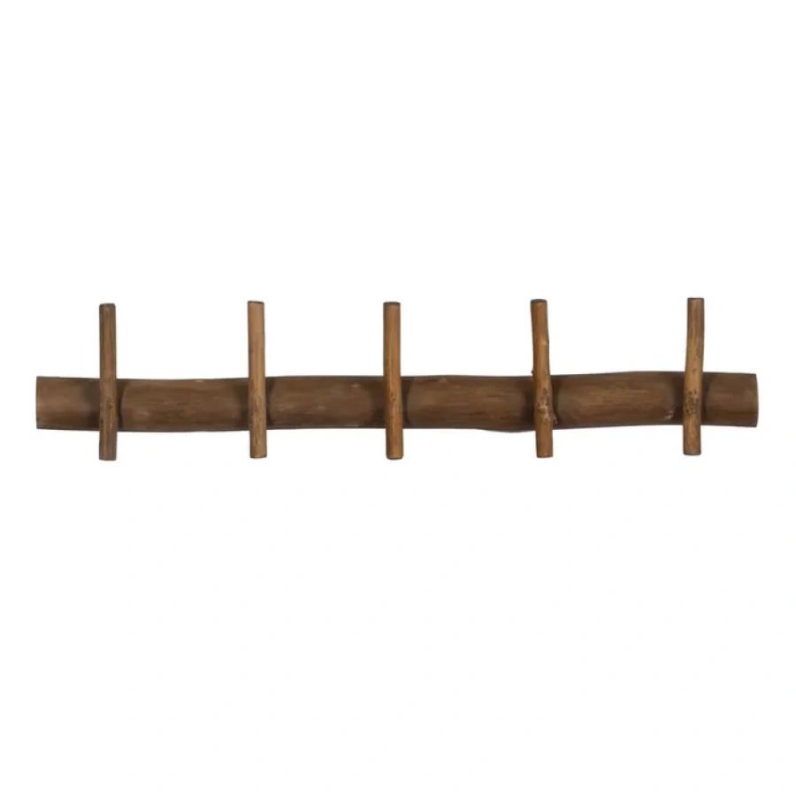 Percha natural madera de abeto decorativa