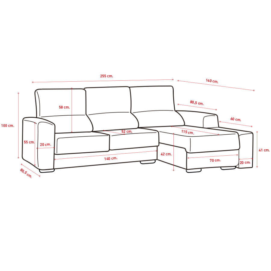 Chaiselongue Ibiza - Imagen 2