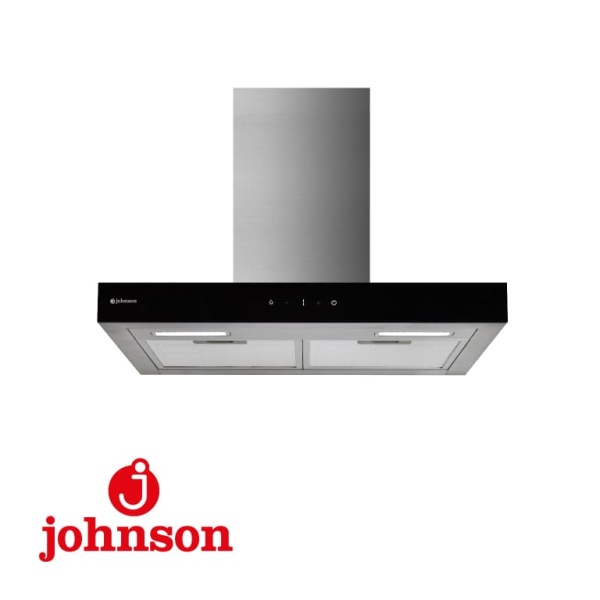 Campana extraíble 60 cm Inox frontal negro